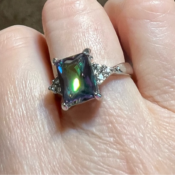 Rainbow Sparkle Ring 6 - Picture 6 of 8